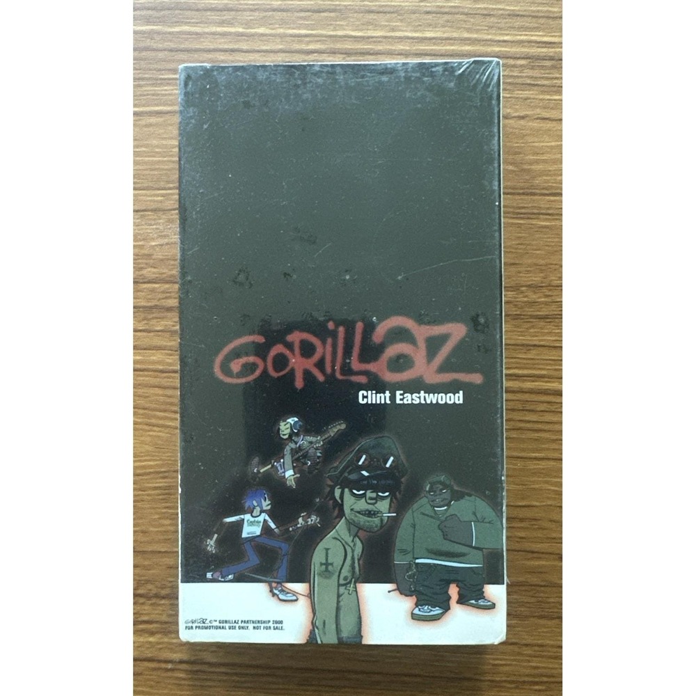 NWT Gorillaz Tomorrow Comes Today VHS Clint Eastwood Promo 2000 SEALED